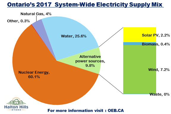 2017 Electricity Supply Mix